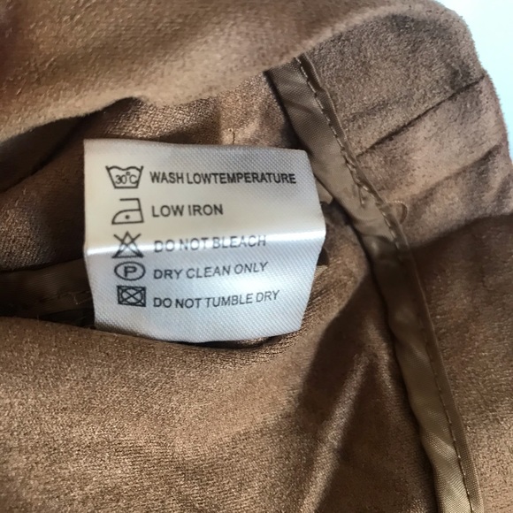 NWT Faux Suede Jacket in Warm Tan or Cool Tan - Picture 6 of 8